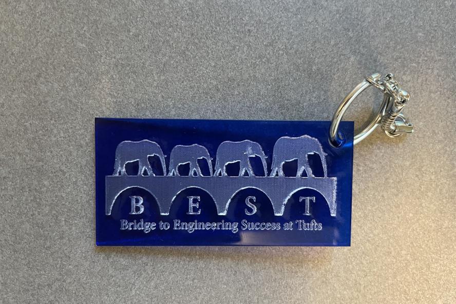 Bridge to Engineering Success at Tufts keychain